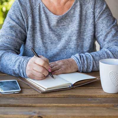 Woman Writing Woman Writing